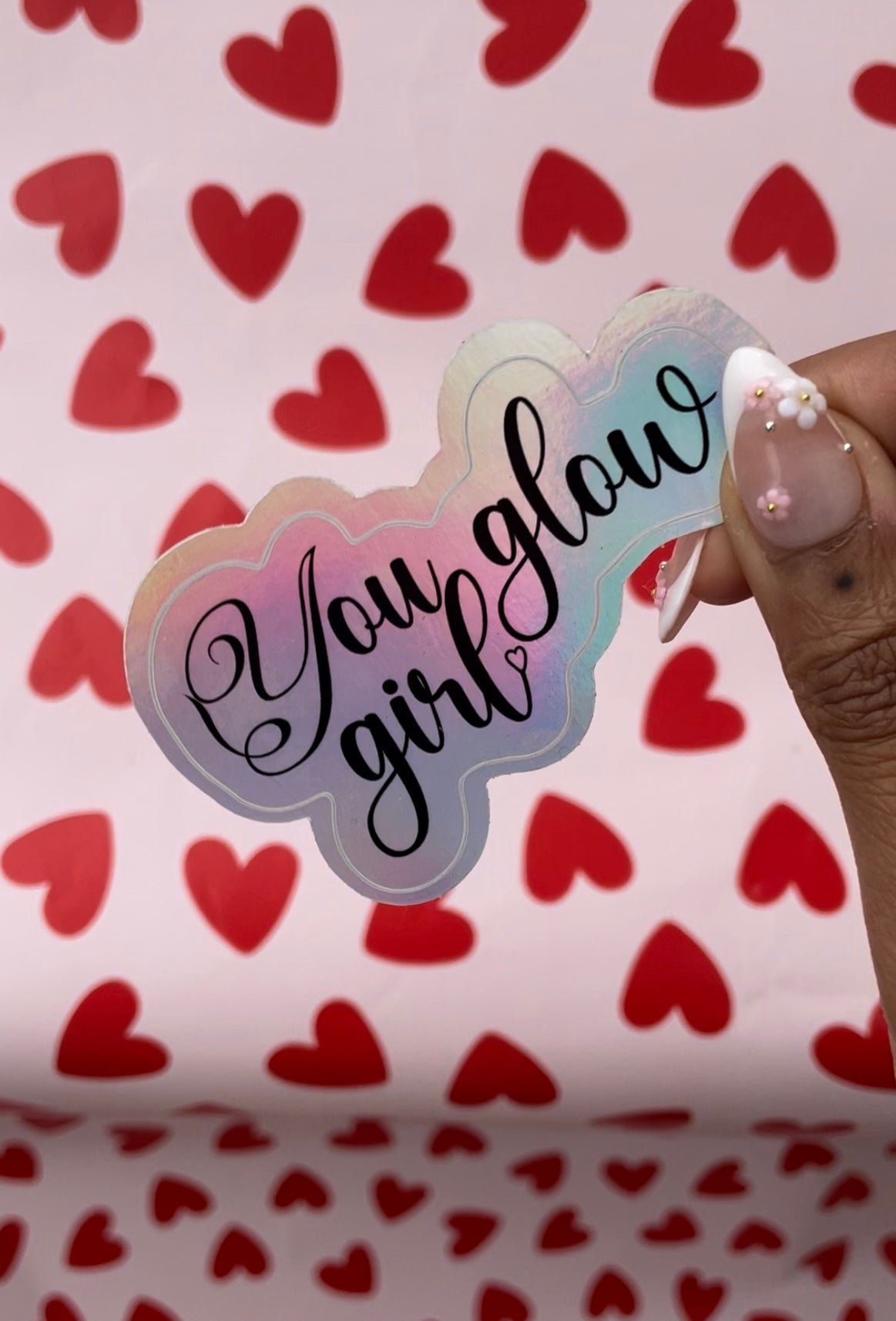 Sticker You glow girl !