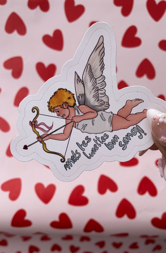 Sticker Cupidon fait mal son travail