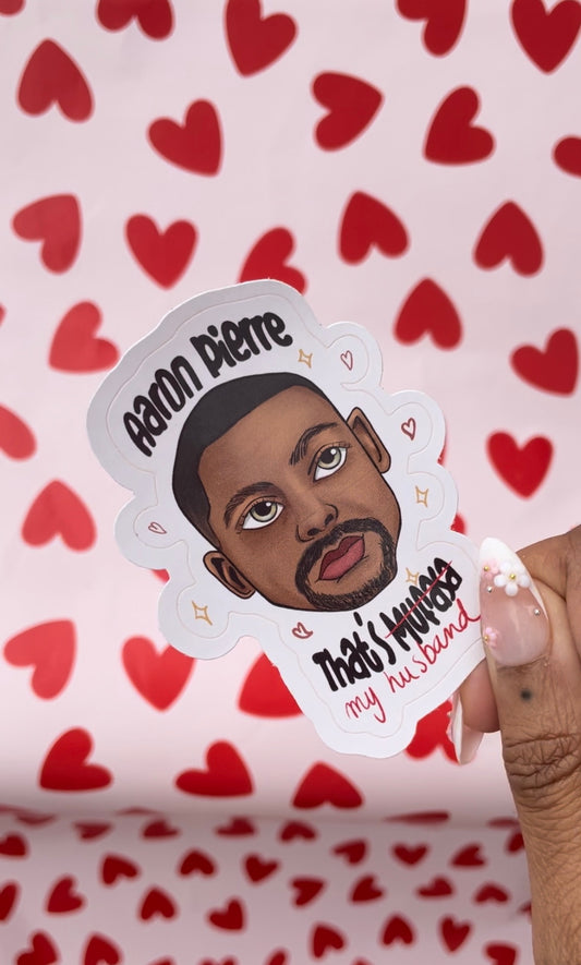 Sticker Aaron Pierre c'est mon mari !