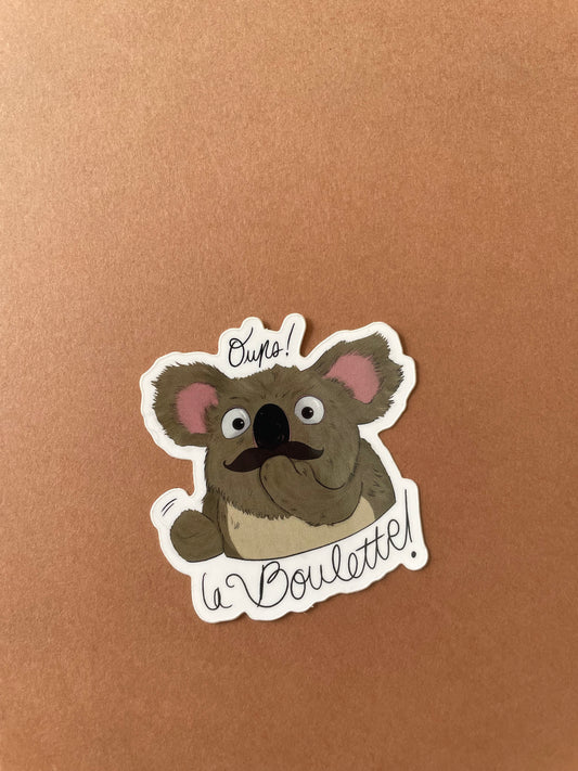 Sticker OUPS la boulette !