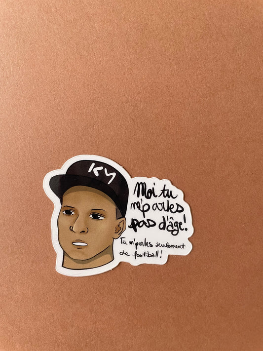 Sticker Moi tu m'parles pas d'âge
