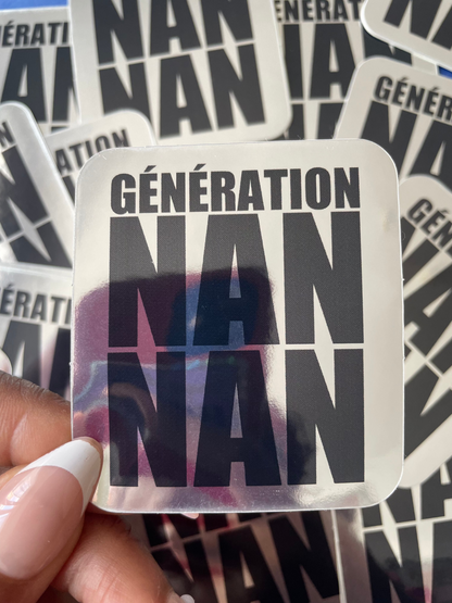 Sticker Génération Nan nan